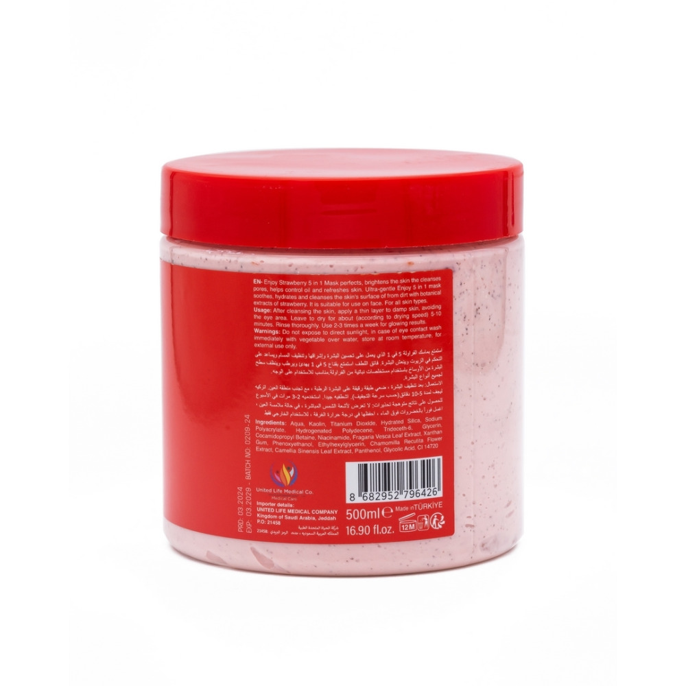 Enjoy face & Body 5 in 1 whitening mask STRAWBERRY - 2