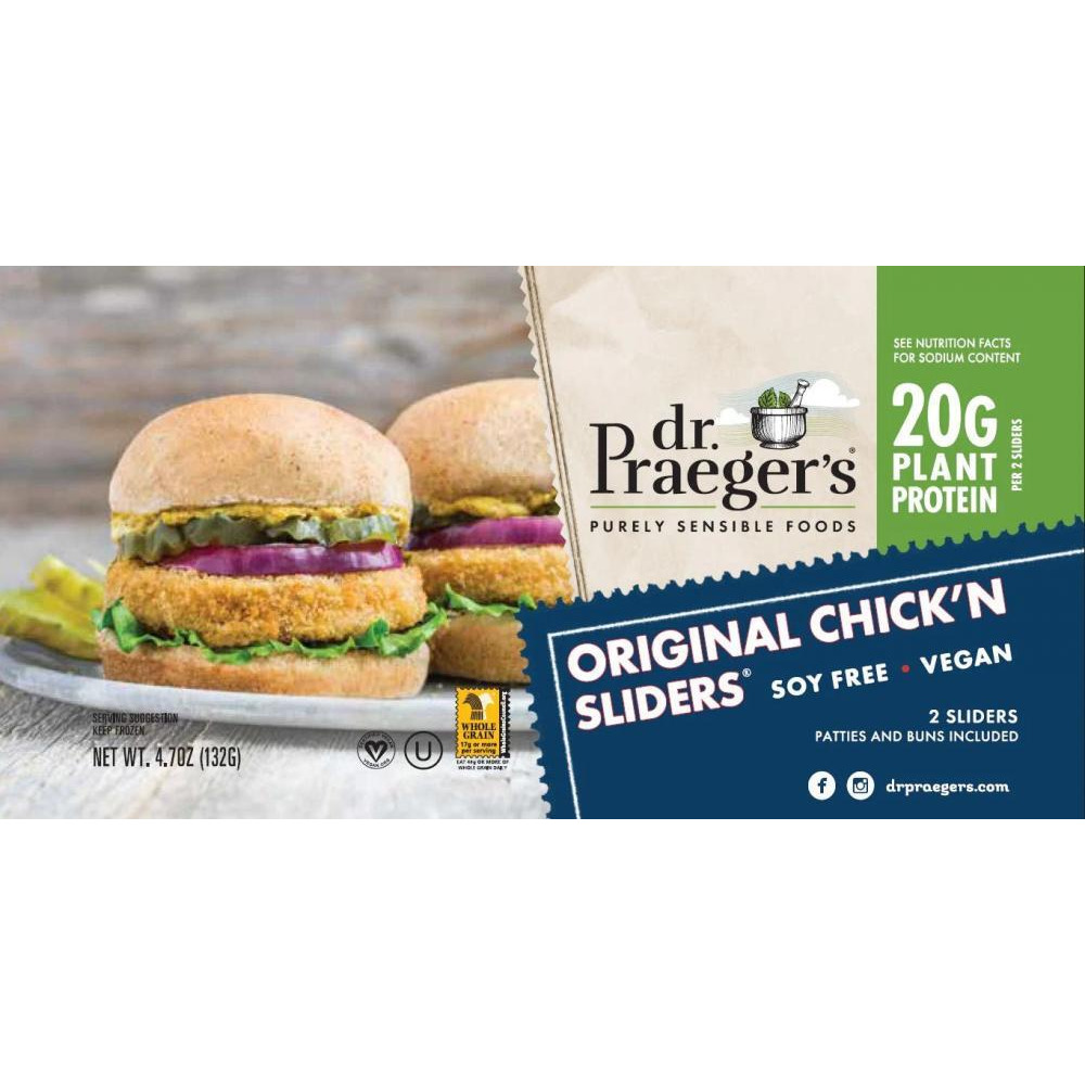 Dr. Praegers Original Chick’n Sliders 132g - 1