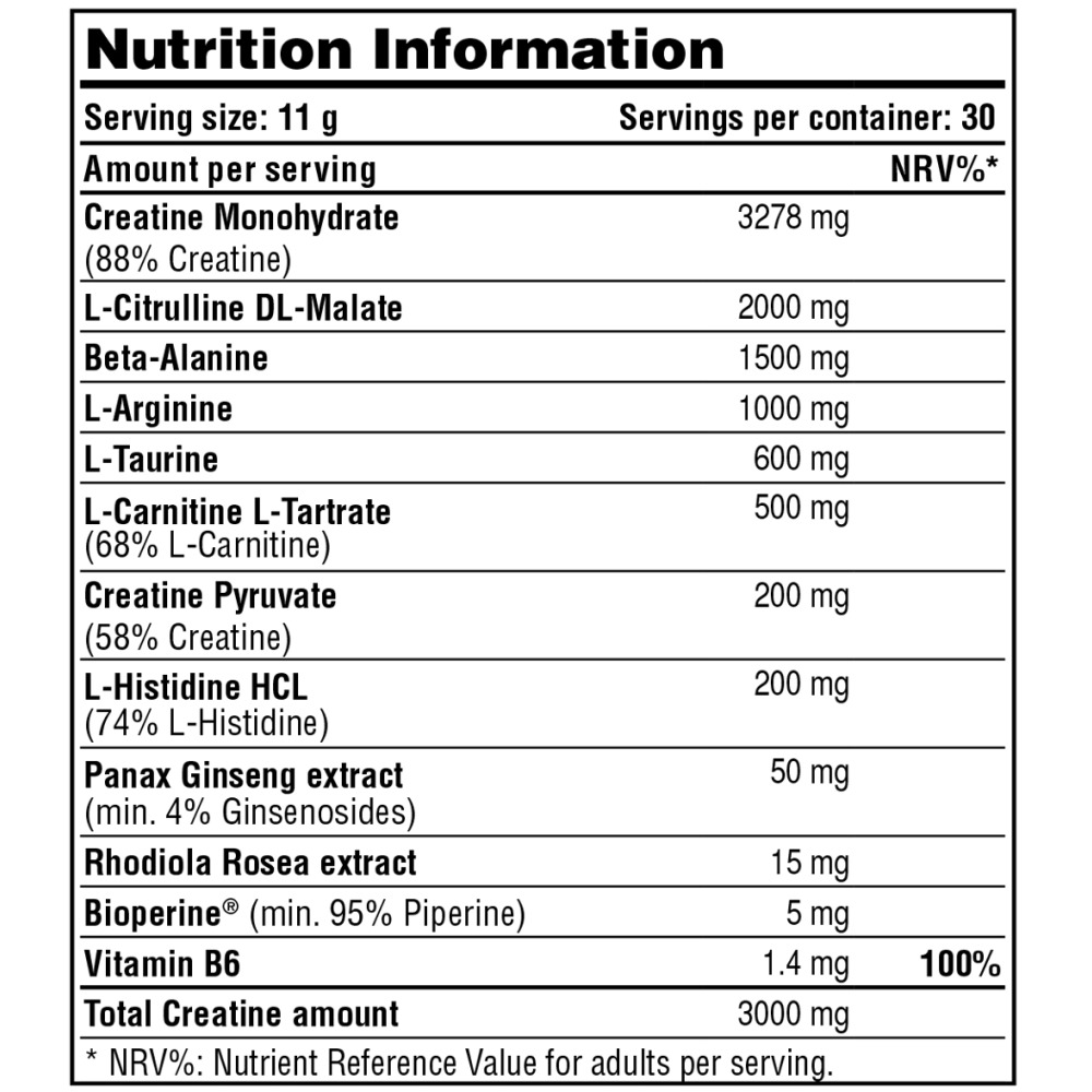 GALVANIZE, Fury PUMP, Сочное ЯБЛОКО, 330 Г, 30 порций - 2