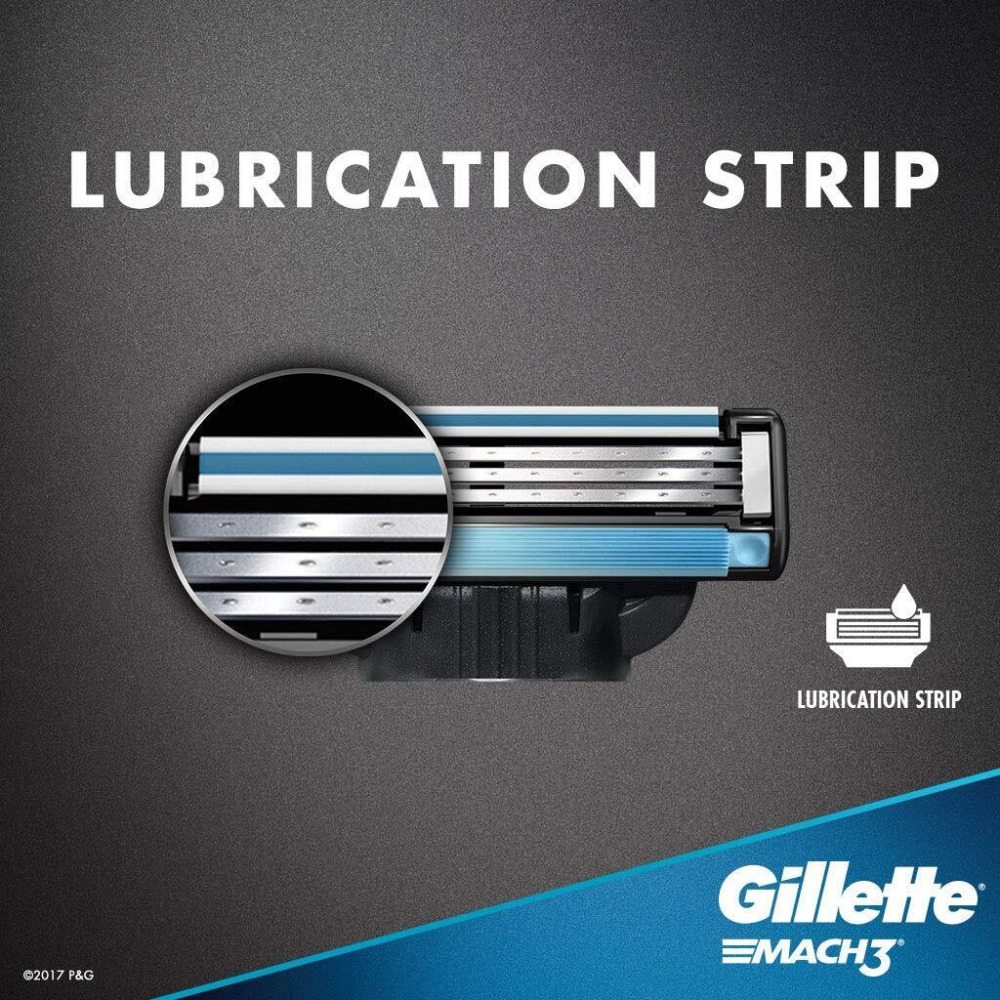 Razor refill cartridges, Gillette, Mach3, 8 pcs - 3