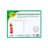 Pad Crayola Alphabet & Numbers, 30 pages - 5 miniature