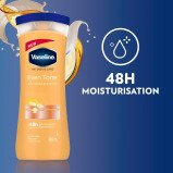 Vaseline, Intensive Care Healthy Even Tone Body Lotion with Vitamin B3 and SPF 10, 400 ml - 6 miniature