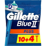 Gillette Blue Ii PlUS Mens Disposable Razors, 14 Count - 1 miniature