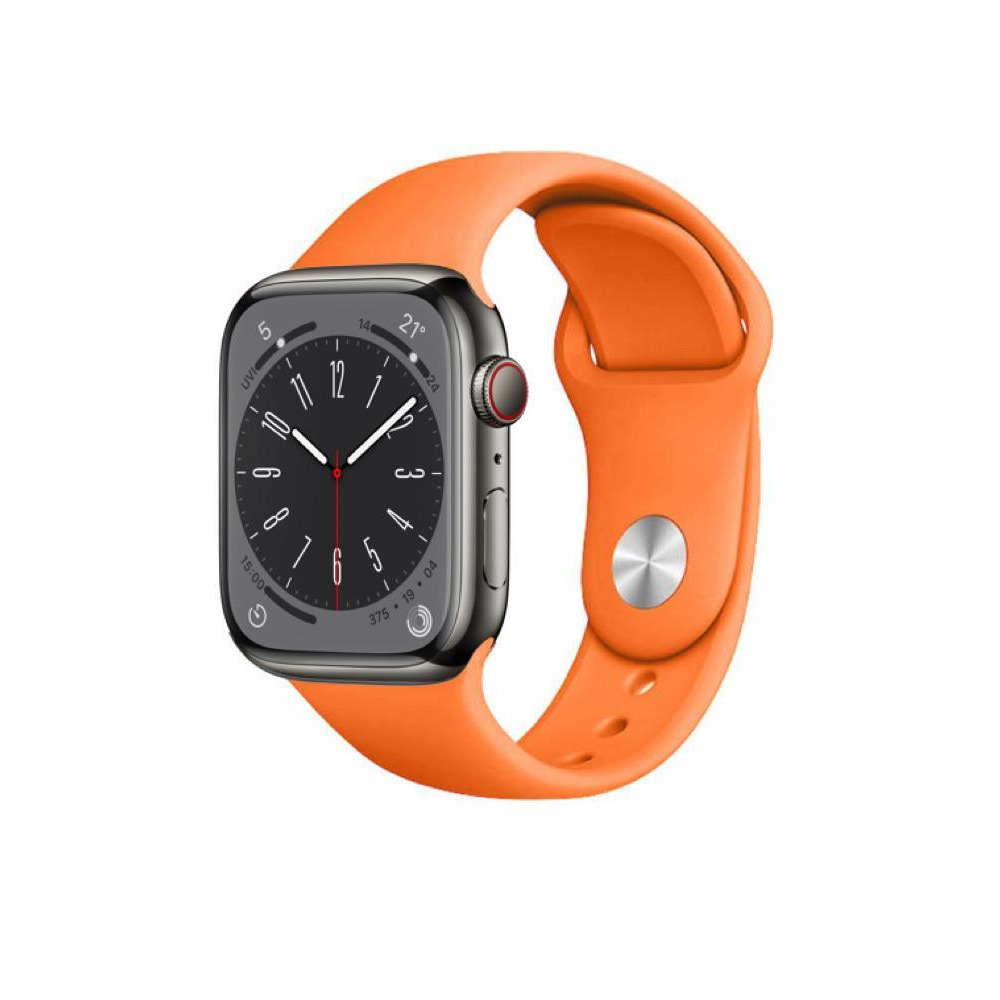 Perfii Solid Silicone Replacement Band for Apple Watch 49, 45, 44, 42 mm Series Ultra 8/7/6/5/4 SE - 2