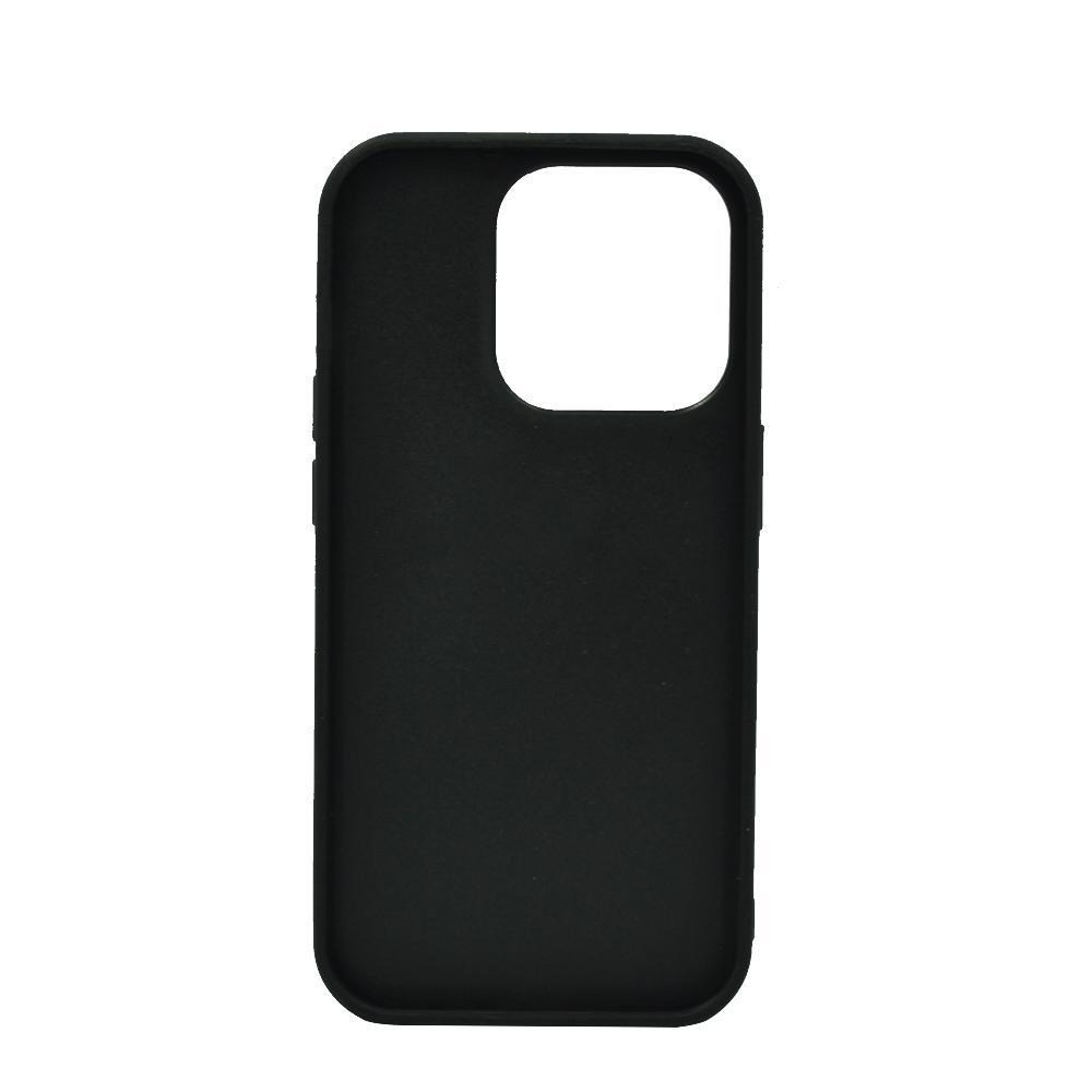 حافظة صلبة كارل لاغرفيلد نايلون Puffy Ikonik Pin لهاتف Iphone 14 Pro - أسود - 2