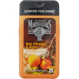 Le Petit Marseillais Shower Gel for Men Orange Wood and Argan, 250 ml - 1 miniature
