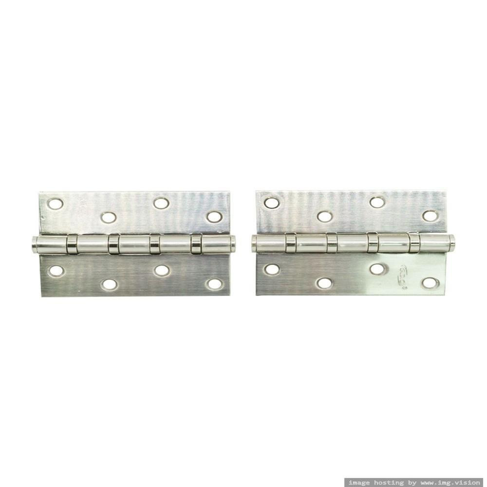 Homesmiths Bearing Hinges 4 inch Chrome Plated - 5