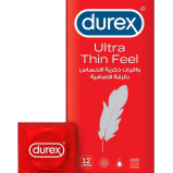 Durex ultra thin feel condoms for men 12 pieces - 1 miniature