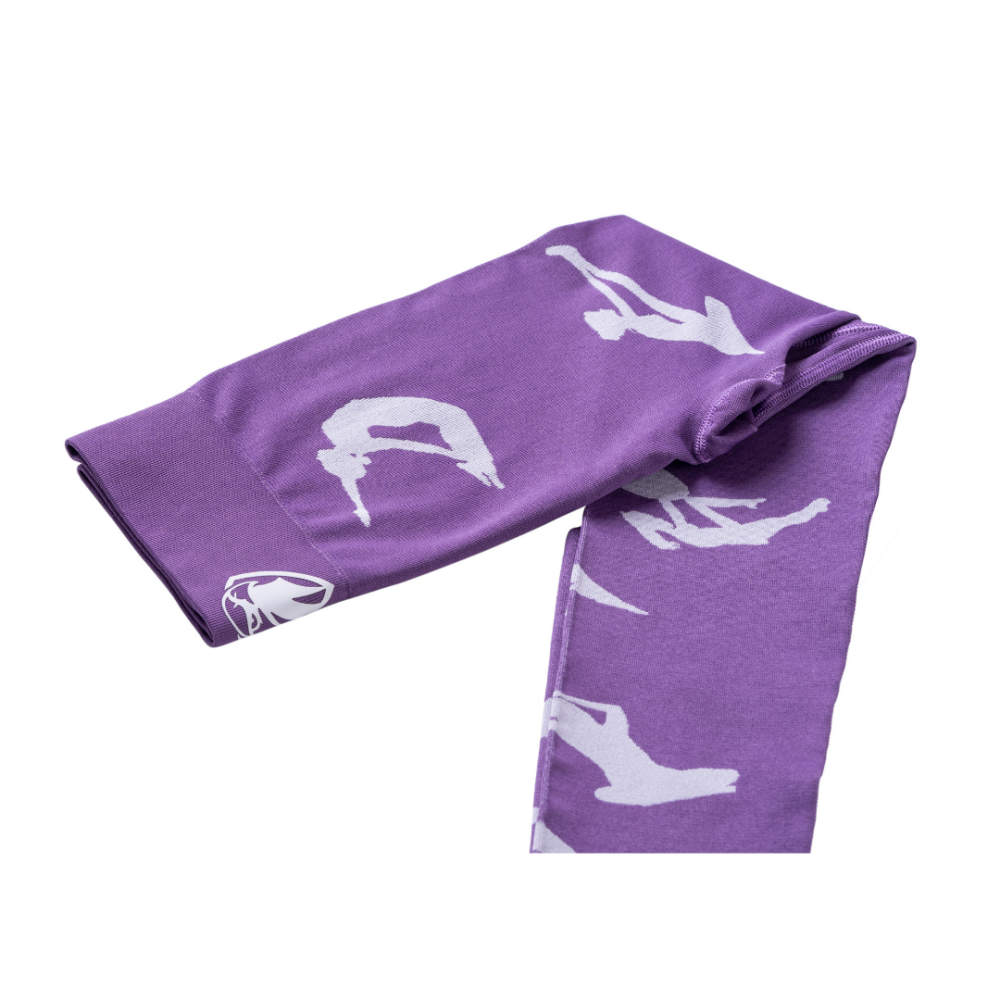 Leggings UAEJJ for Women, Martial Arts Dress, Purple - XS - 3