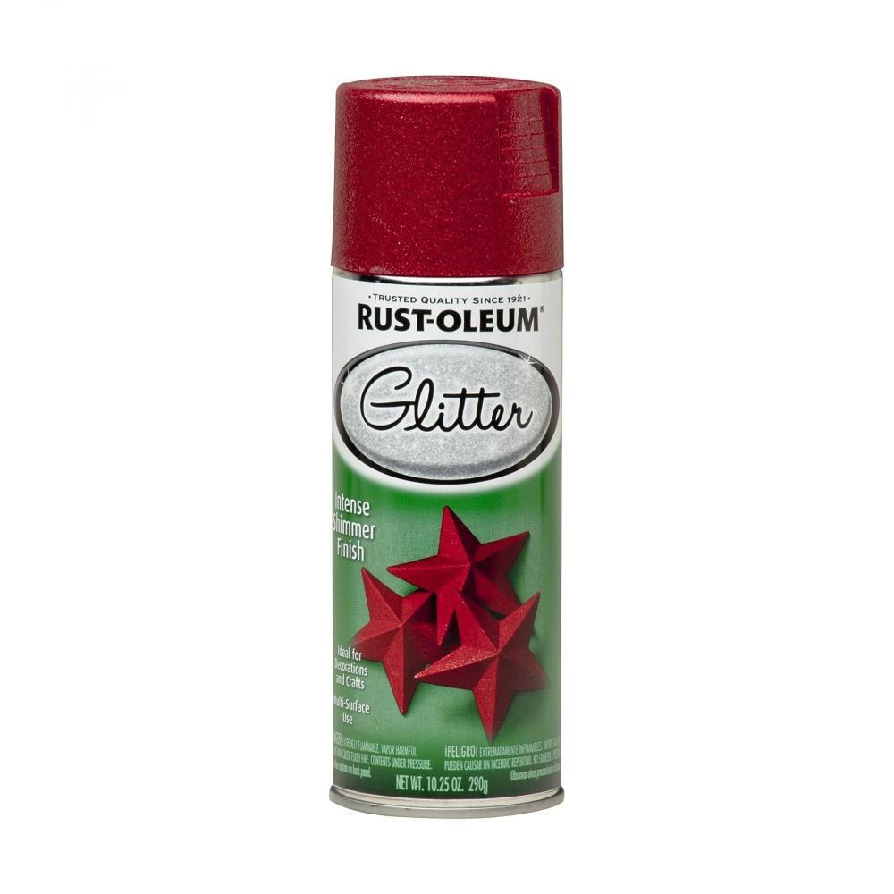 Rust-Oleum Glitter Bright Red 10.25 Oz. - 1