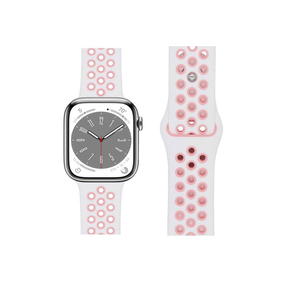 Perfii Dot Silicone Replacement Band For Apple Watch 41, 40, 38 mm Series 8/7/6/5/4 SE - 2