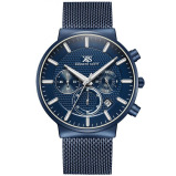 Kenneth Scott Men's Blue Dial Multi Function Watch - K22133-NMNN - 1 miniature