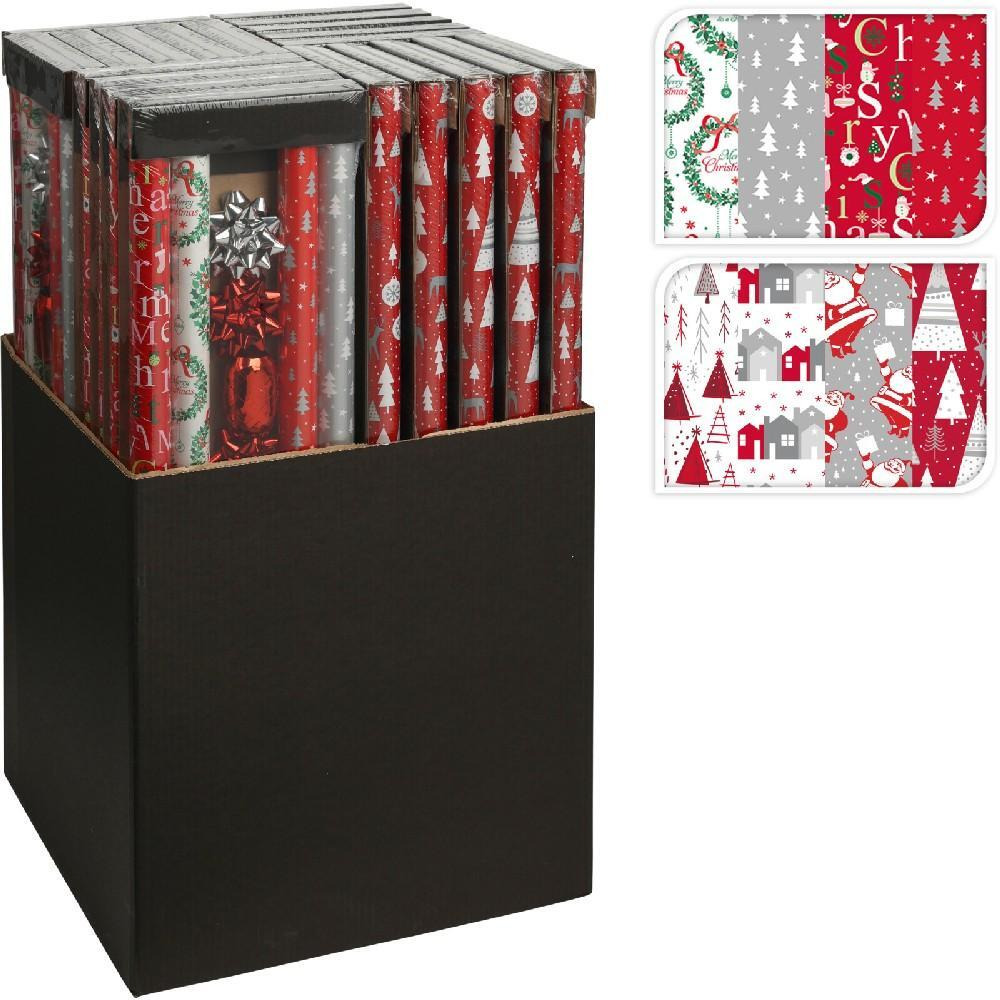 Koopman Xmas Gift Wrap Paper Set Assorted 1 Set PPN102090 - 1