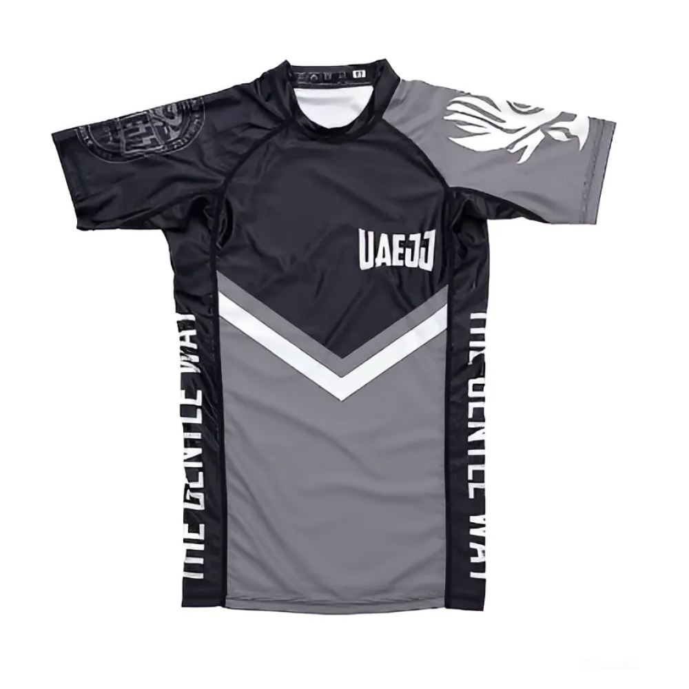 UAEJJ MMA Rash Guard for Men  Rash Guard  Men Rash Guard  Sportswear - L - 1