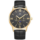 Kenneth Scott Men's Black Dial Analog Watch - K22107-GLBB - 1 miniature