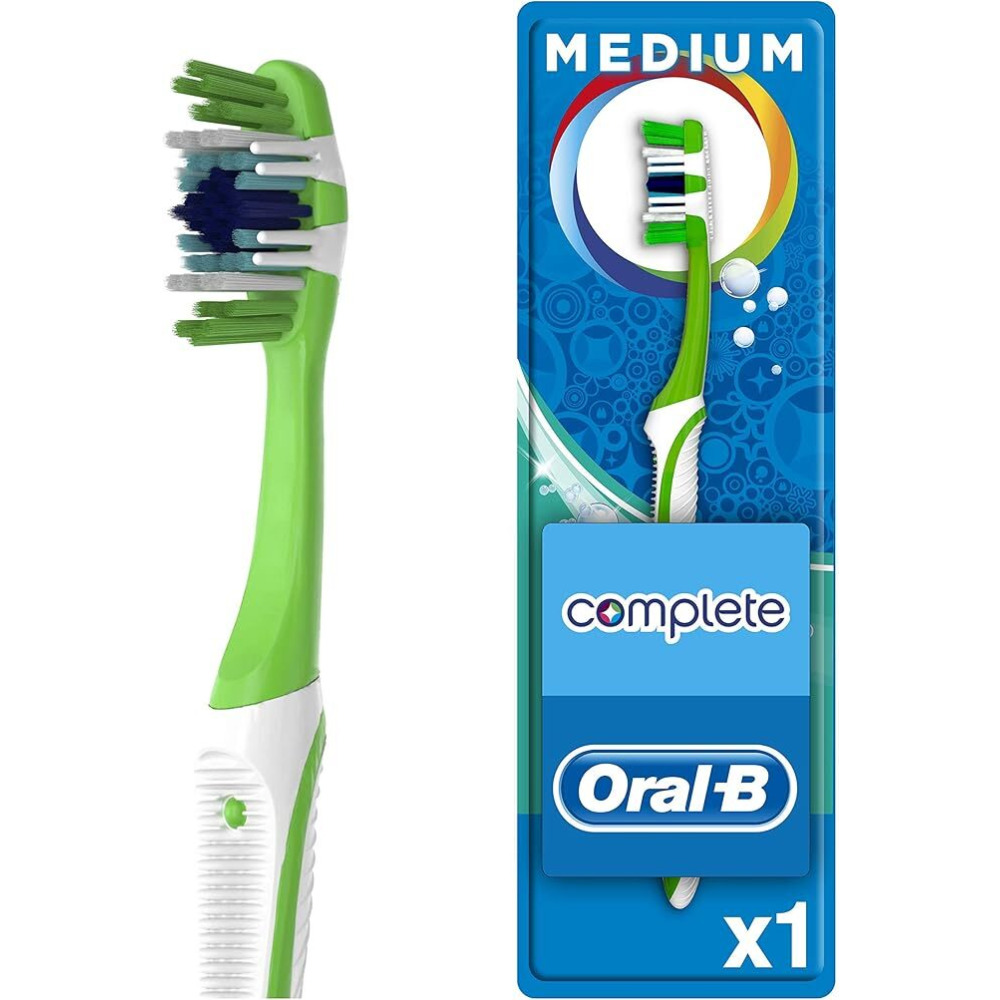 Oral-B Complete 5 Way Clean Manual Toothbrush, PowerTip Bristles For hard To Reach Areas - 2