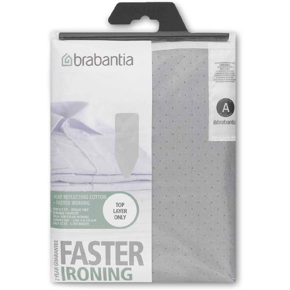 Brabantia 216800 Metallised Silver Ironing Board Cover With 2 Mm Foam, L 110 X W 30 Cm, Size A - 3