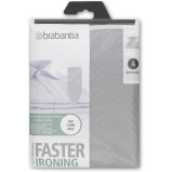 Brabantia 216800 Metallised Silver Ironing Board Cover With 2 Mm Foam, L 110 X W 30 Cm, Size A - 3 miniature