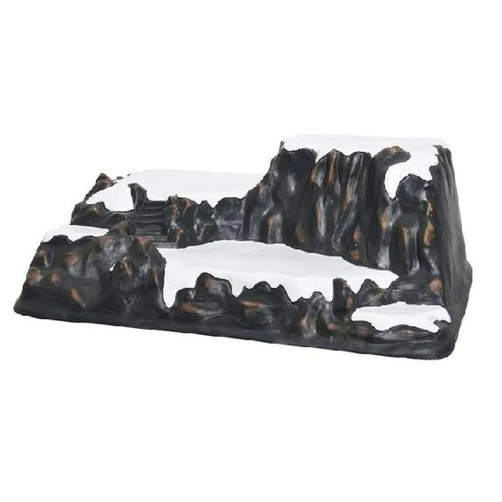 Kaemingk Decoris Plastic Mountain White \& Black - 1