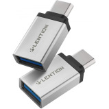 LENTION / Cable adapter, USB C to USB 3.0 Adapter, Type-C male to type A female - 1 miniature