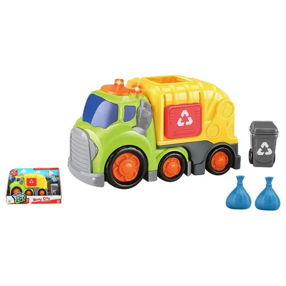 Kiddy Go! Free Wheel Garbage Truck with Light Sound - 1