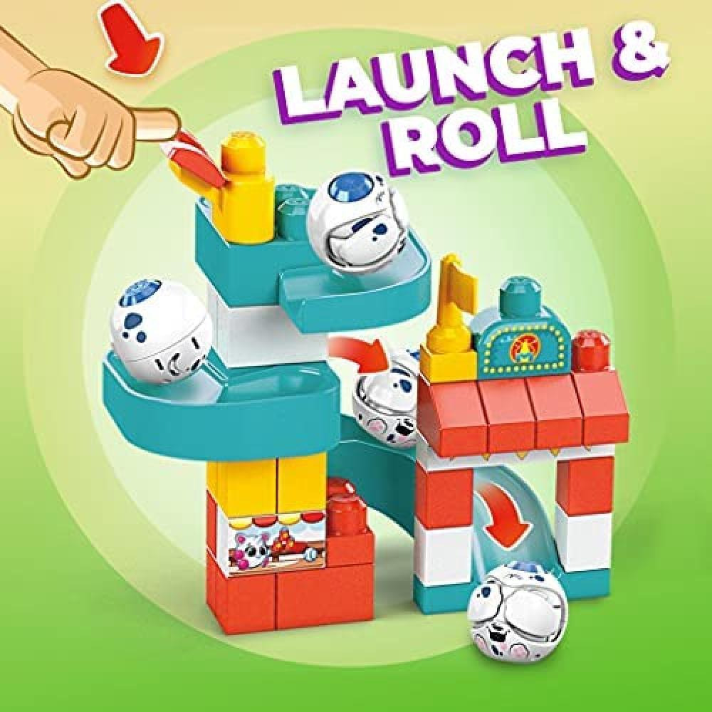 Mega Blocks / Amusement park, Peek a blocks, Chase ‘N Slide playset, GKX70, Multicolour, 30 pcs, 1+ - 4