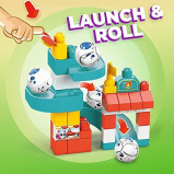 Mega Blocks / Amusement park, Peek a blocks, Chase ‘N Slide playset, GKX70, Multicolour, 30 pcs, 1+ - 4 miniature