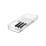 iDesign Crisp Knife Organizer Clear Matte White - 2 miniature