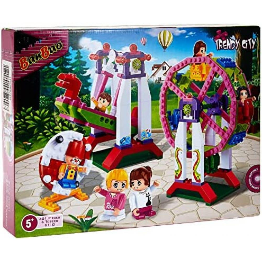 BanBao / Trendy city, Girl series, 401 pieces, 6110, multicolor, 5+ - 2