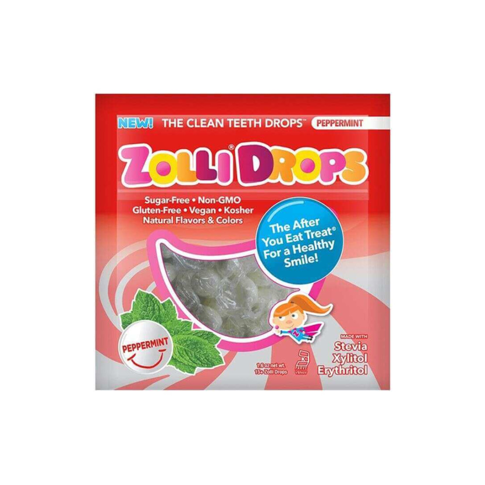 Zollipops Clean Teath Drops Pepperment 85g - 1