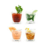 Kikkerland Bartending Glasses Set of 5 - 1 miniature