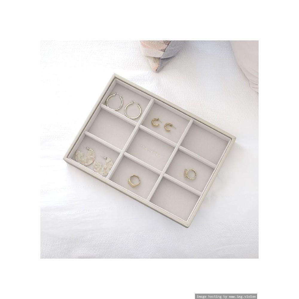 Stackers Classic Statement Earring Holder Oatmeal - 2