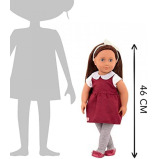Doll w/ Sparkly Collar, Milana - 6 miniature