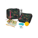 Классический Ланч-Бокс Packit Freezable, Камуфляжный, Ярко-Розовый - 1 miniature