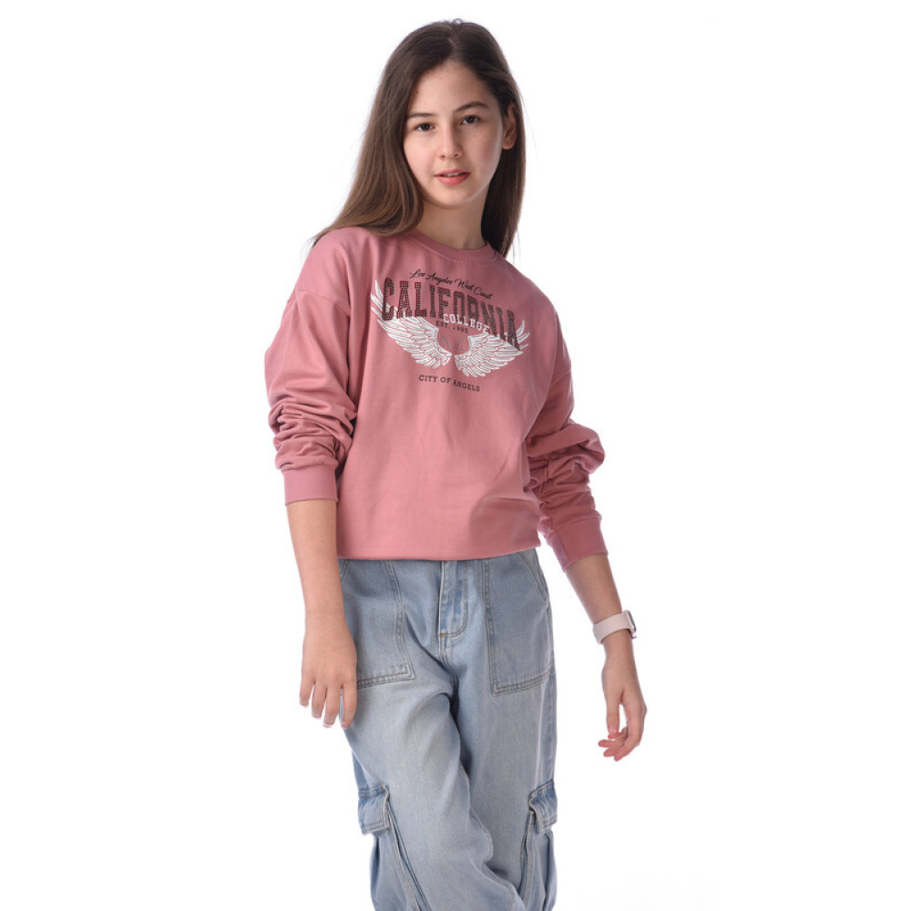 بلوفر بناتي (11-12 سنة) وردي - 3