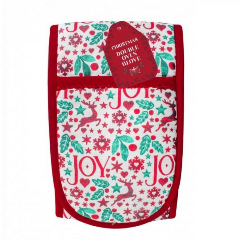 Rsw Christmas 18 x 88 cm Joy Double Oven Glove - 1