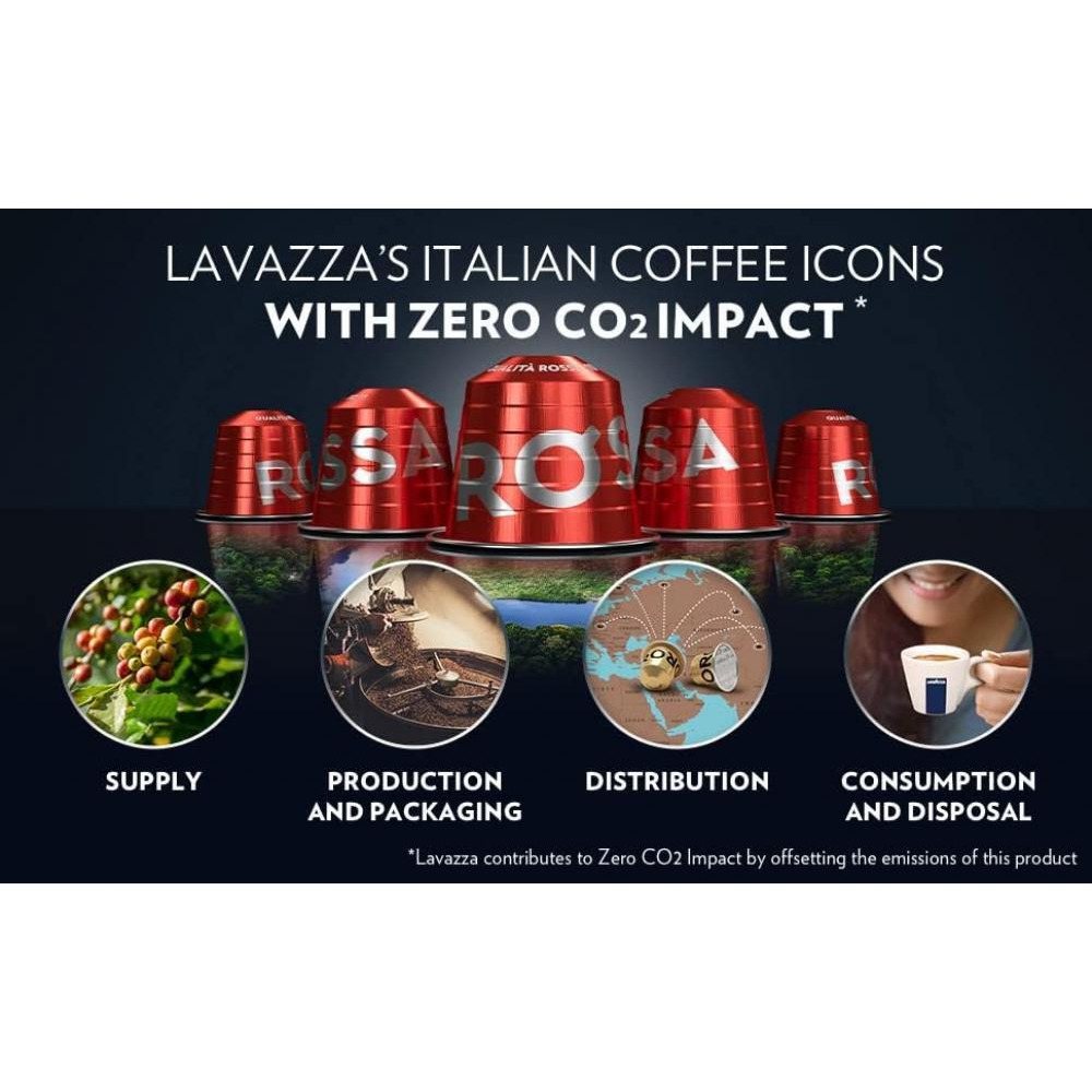 Lavazza / Coffee capsules, Qualita Rossa, Nespresso original compatible, 10 capsules - 6