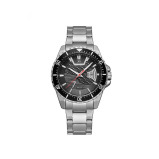 Kenneth Scott Men's Analog Black Dial Watch - K22040-SBSB - 1 miniature