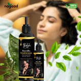 Nagaad Puntah Frankincense Hair Growth Oil 200 ml - 100% Natural & Certified - Promotes Longer, Stronger, Thicker, and Shinier Hair - 4 miniature