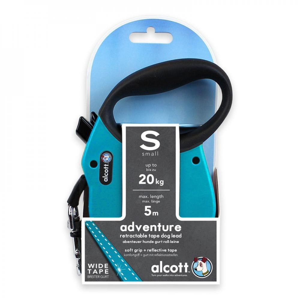 Alcott Adventure retractable leash - Blue - S - 1