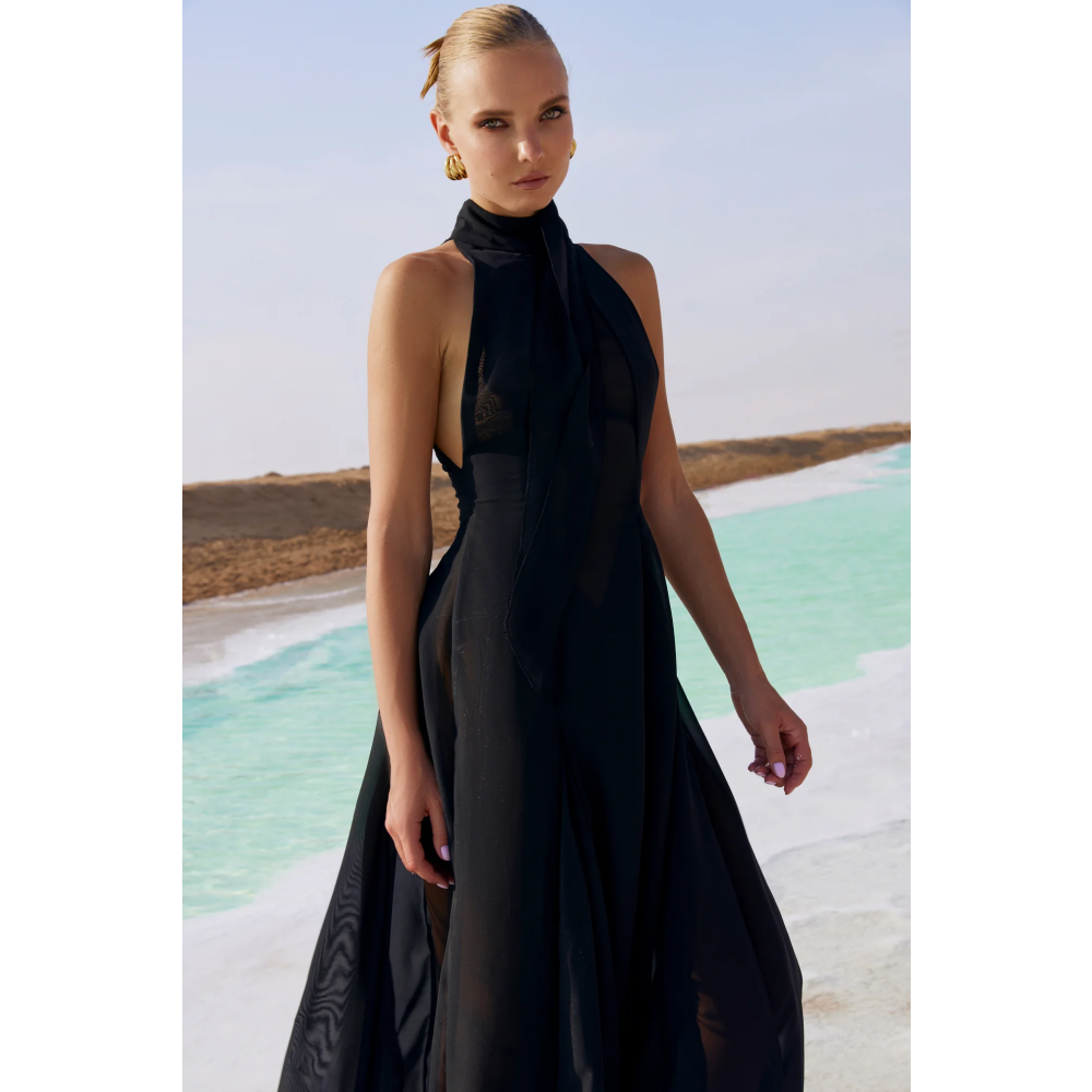 GIA, Женское платье, ПОЛИЭСТЕР, Размер S, Черный - 3