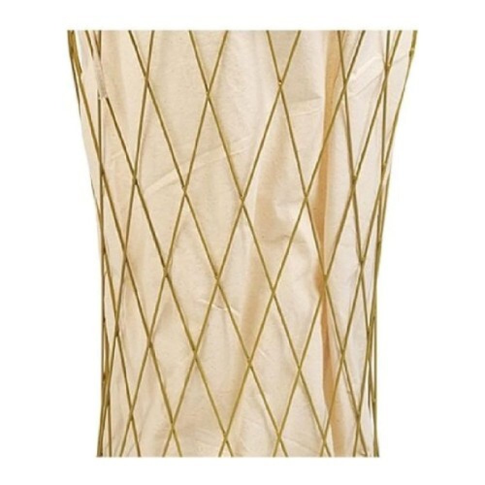 Homesmiths Round Metal and Fabric Laundry Basket 40 x 40 x 67 cm - 2