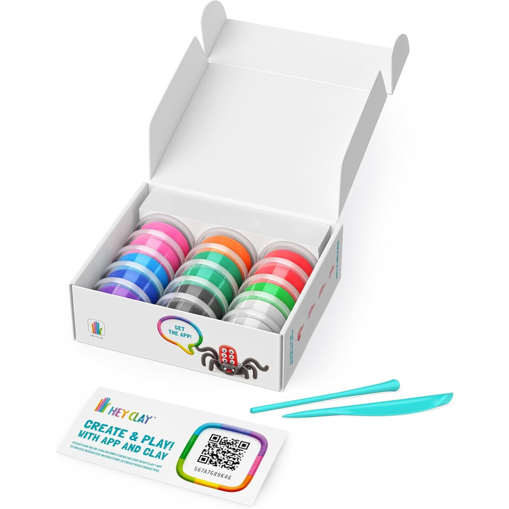 Air-Dry Clay Hey Clay - Bugs 15 Cans - 2