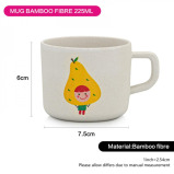 Fissman Pear Print Mug Multicolour 225ml - 2 miniature