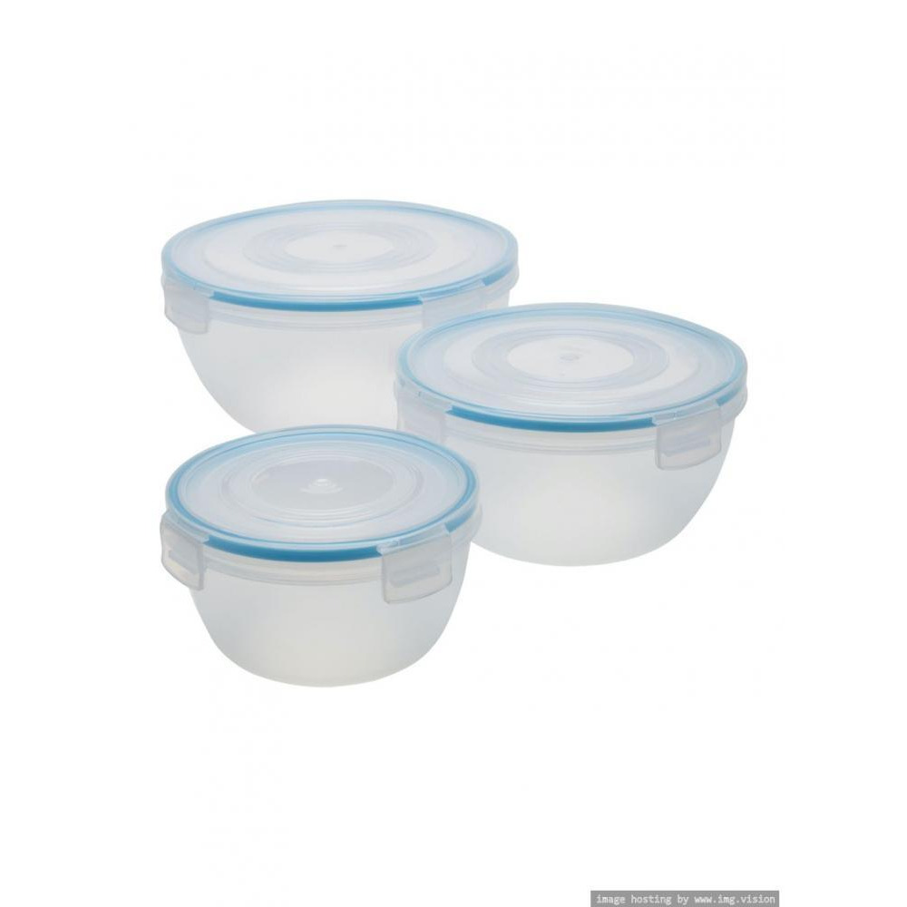 مشبك خلط ووعاء مغلق من أديس مجموعة من 3 قطع - 1