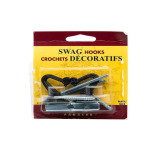 Набор Из 2 ЧЕРНЫХ Крючков Panacea Swag - 1 miniature