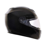 Vega Edge ISI Certified Full Face Gloss Finish Helmet for Men and Women with Clear Visor (Black, Size: L) - 4 miniature