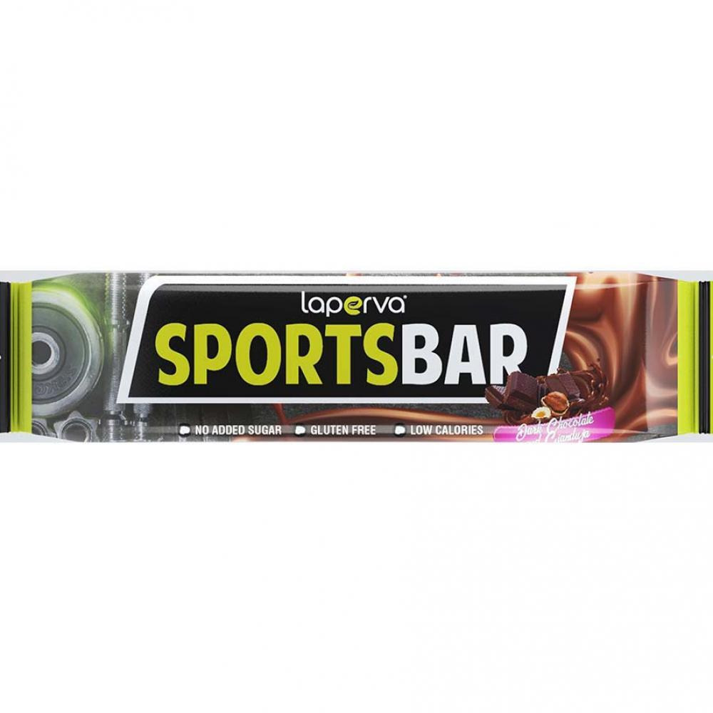 Laperva Sports Bar 42 g, Dark Chocolate and Gianduja, 1 Bar - 1