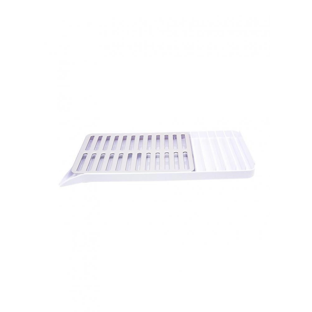 Inter design Austin Compact Dish Drainer Matte Satin  Matte White - 3