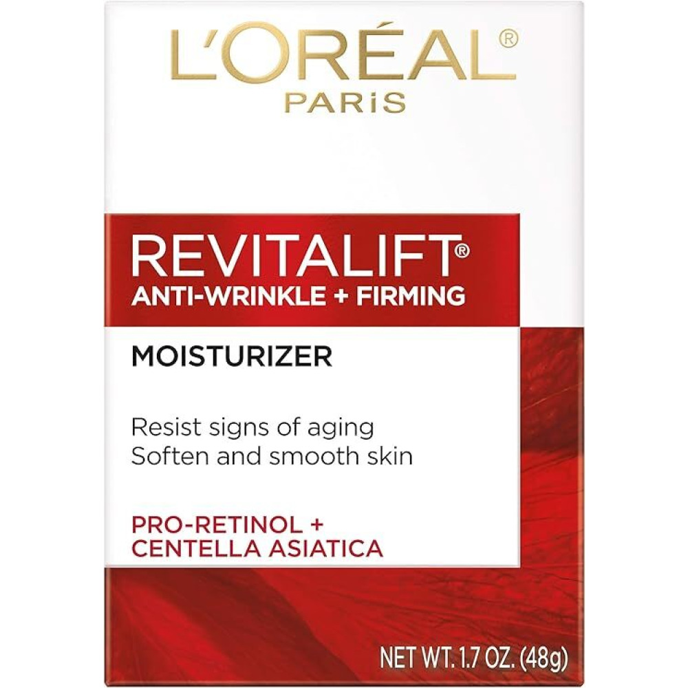 L'Oreal Paris Revitalift Anti-Wrinkle and Firming Moisturizer For Face and Neck by Paris Unisex - 1.7 oz - 2